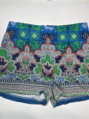 Flying Tomato Boho Mulitcolored Printed High Waist Shorts